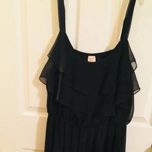 Black Knee length Summer dress